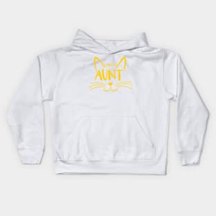 Purr-Fect Aunt Kids Hoodie